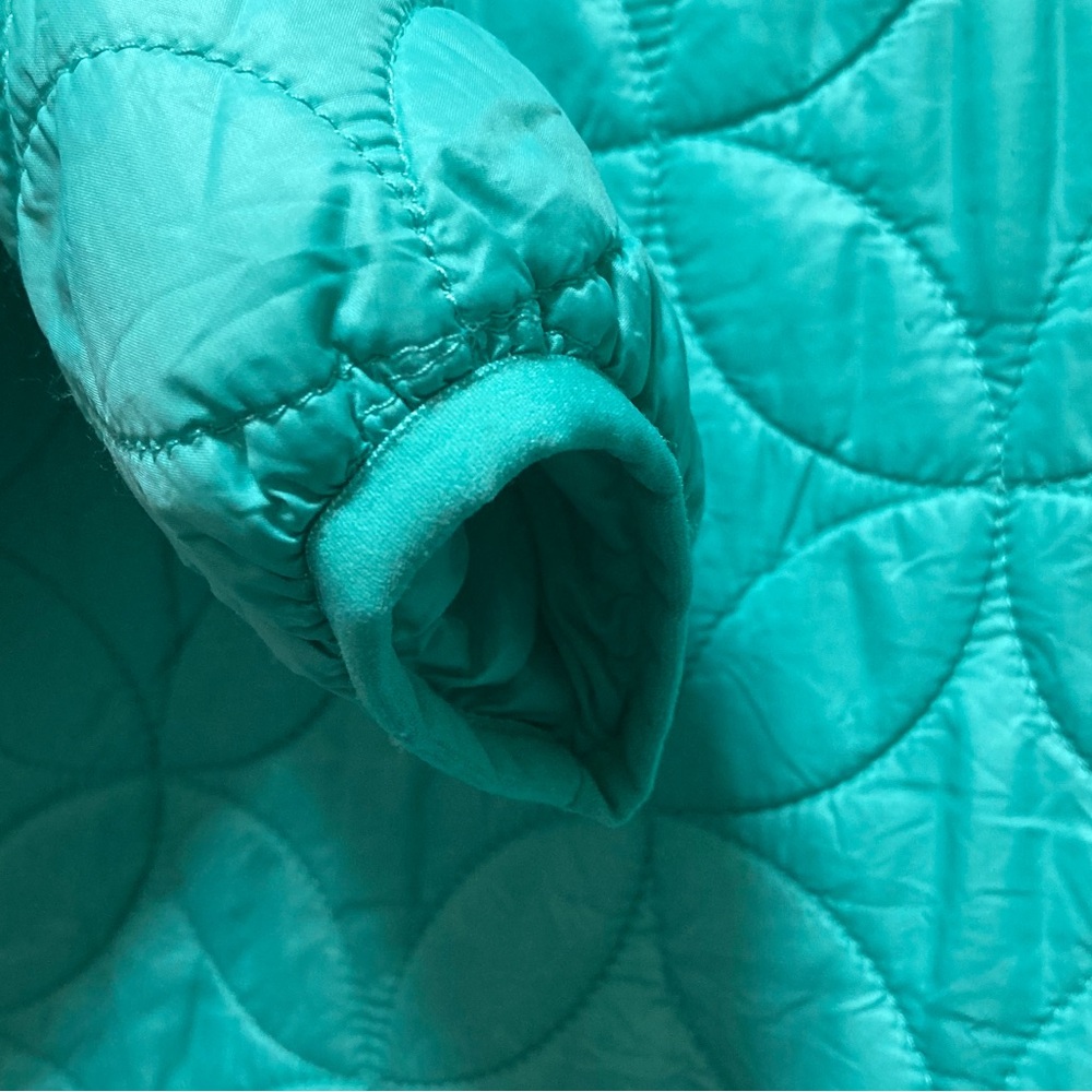 The North Face Teal Quilted Jacket Women’s Size Small - Picture 7 of 12